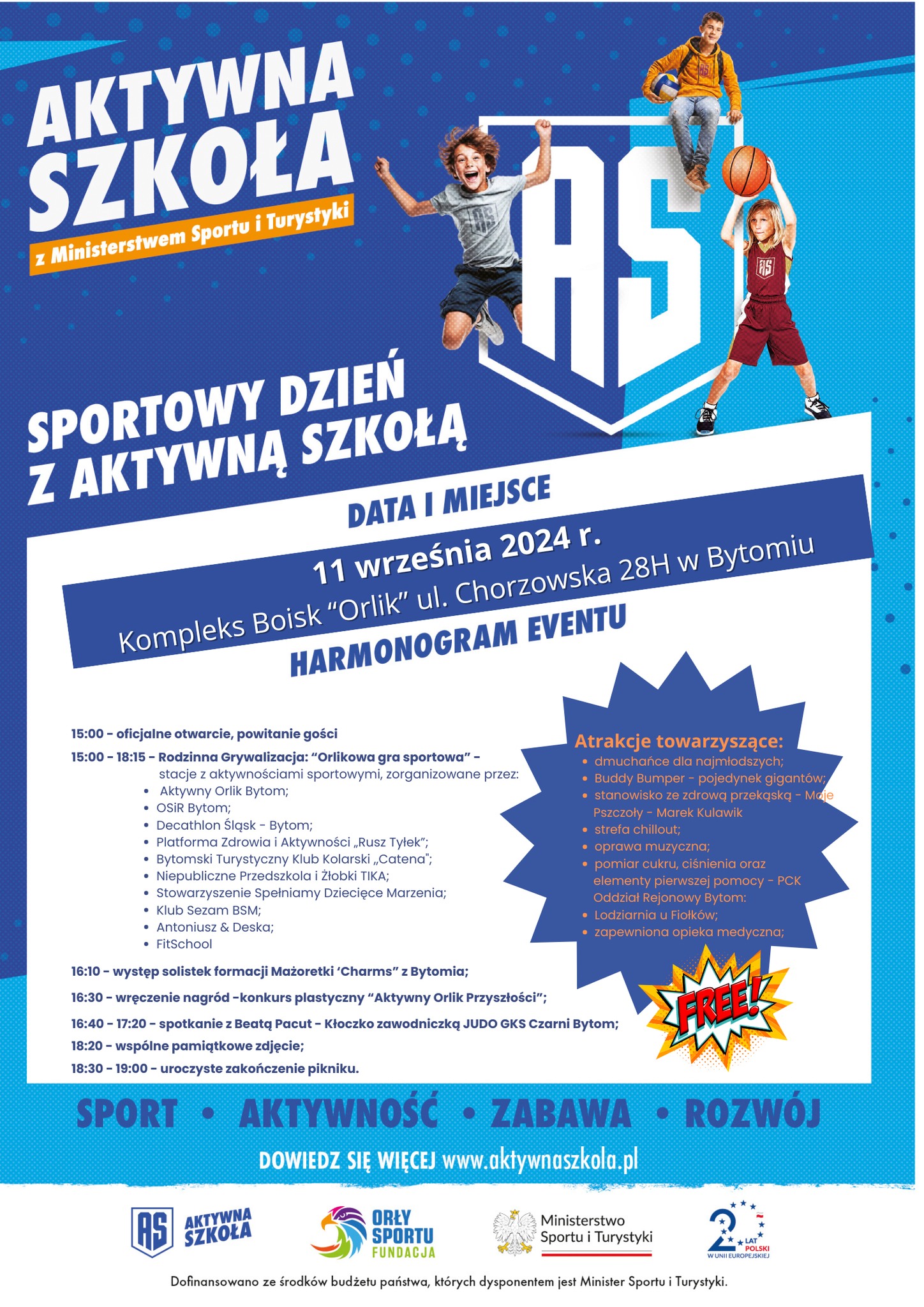 SPORTOWY DZIEŃ Z AKTYWNĄ SZKOŁĄ