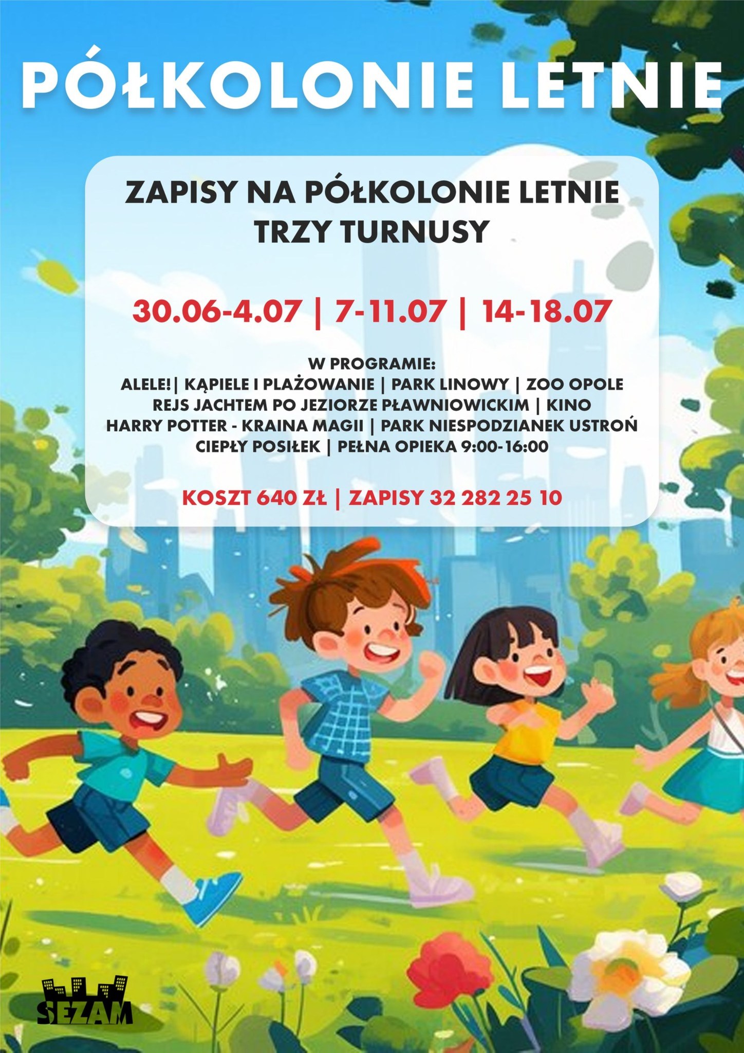 PÓŁKOLONIE LETNIE – HARMONOGAM