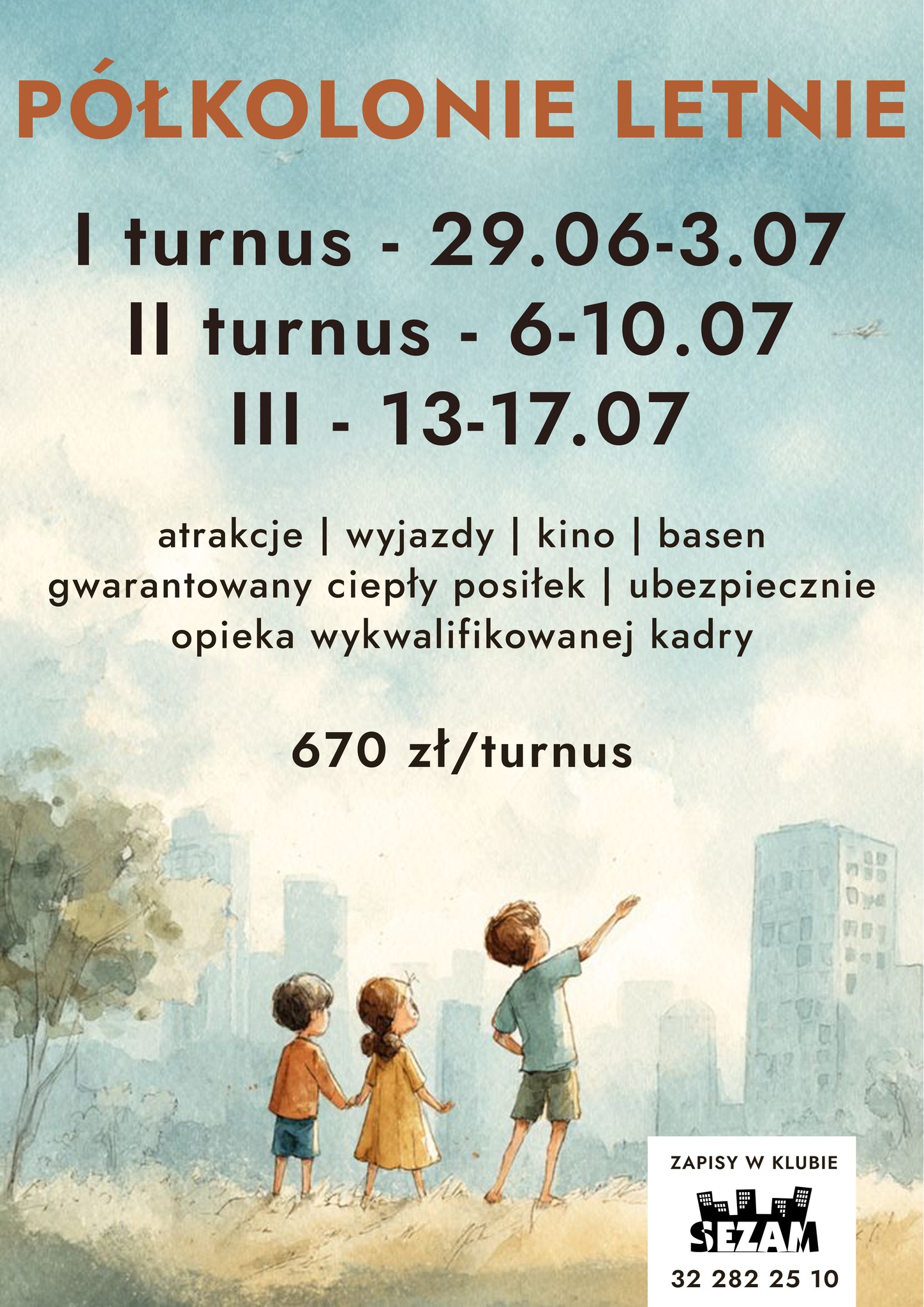 RUSZAJĄ ZAPISY NA PÓŁKOLONIE LETNIE!