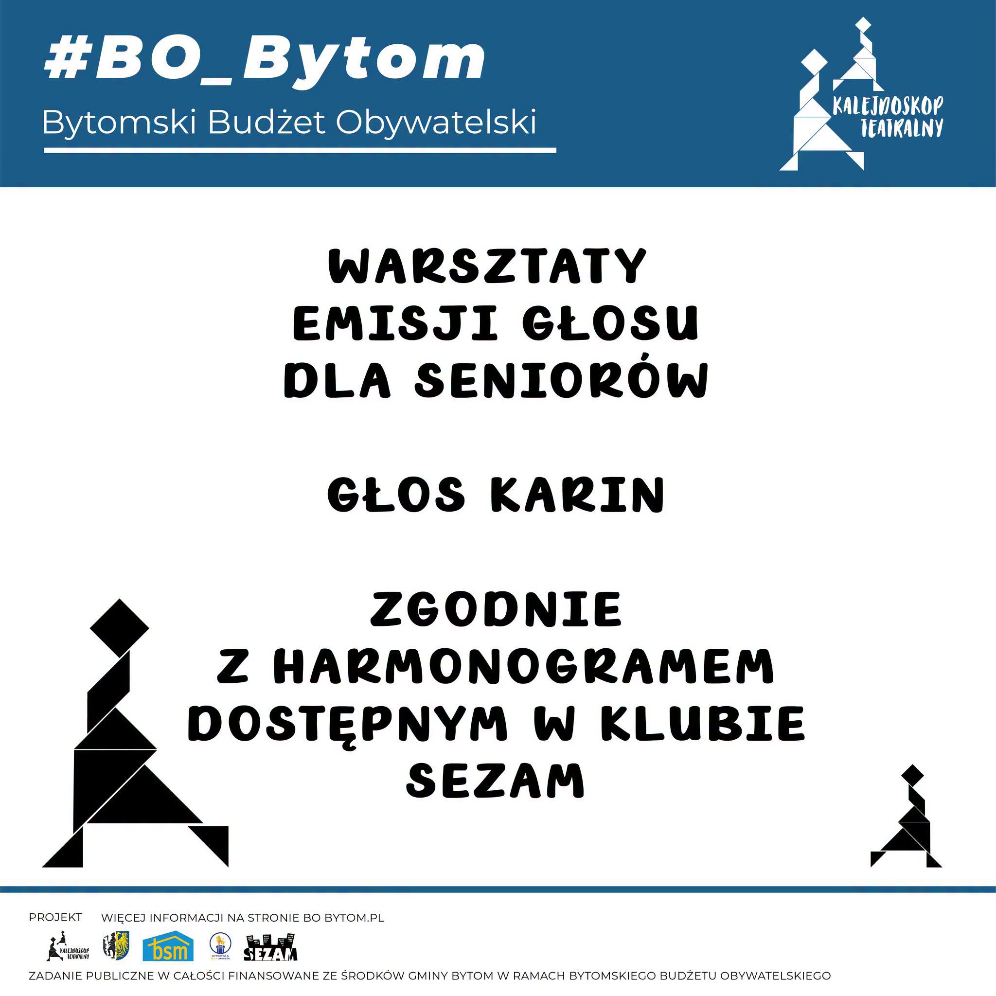 KALEJDOSKOP TEATRALNY: WARSZTATY EMISJI GŁOSU